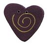 Small Lilac Swirly Heart